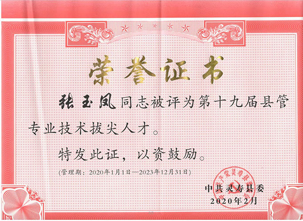 榮譽(yù)證書(shū)